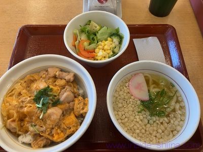 なか卯 親子丼とうどんセット