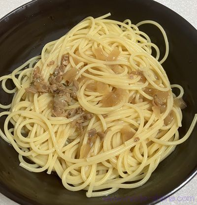 ママ― あさりの和風しょうゆにんにく風味の見た目