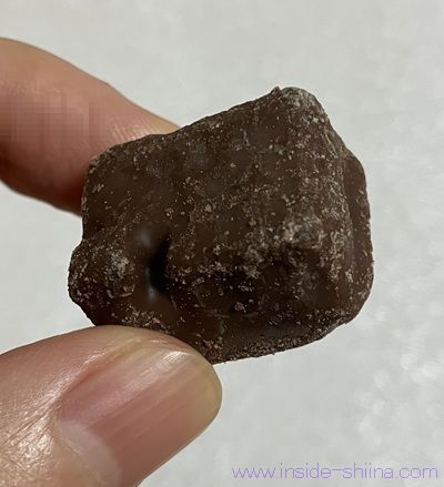 ファミマ しっとり食感のガトーショコラ風チョコの見た目