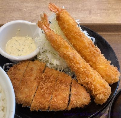 松のや ロースかつ&海老フライ（2尾）定食のカロリーと糖質
