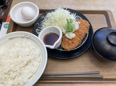 松のや 鬼おろしポン酢ロースかつ定食