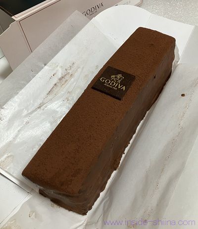 ゴディバ チョコレートケーキのサイズ!