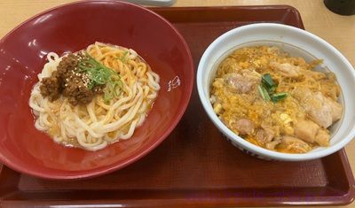 なか卯 冷やし担々うどん