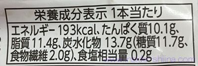 ケロッグ 素材まるごとプロテインバーのカロリー、糖質、脂質は!