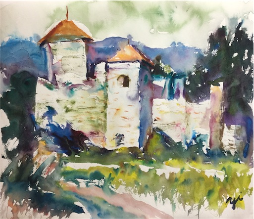 画家石田泰也の透明水彩公開制作 アトリエ青 Atelier Blue 画家石田泰也の透明水彩公開制作 アトリエ青 Atelier Blue
