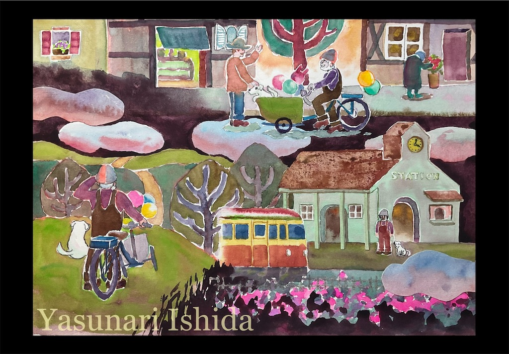 時間のコラージュ - アトリエ青 Atelier Blue