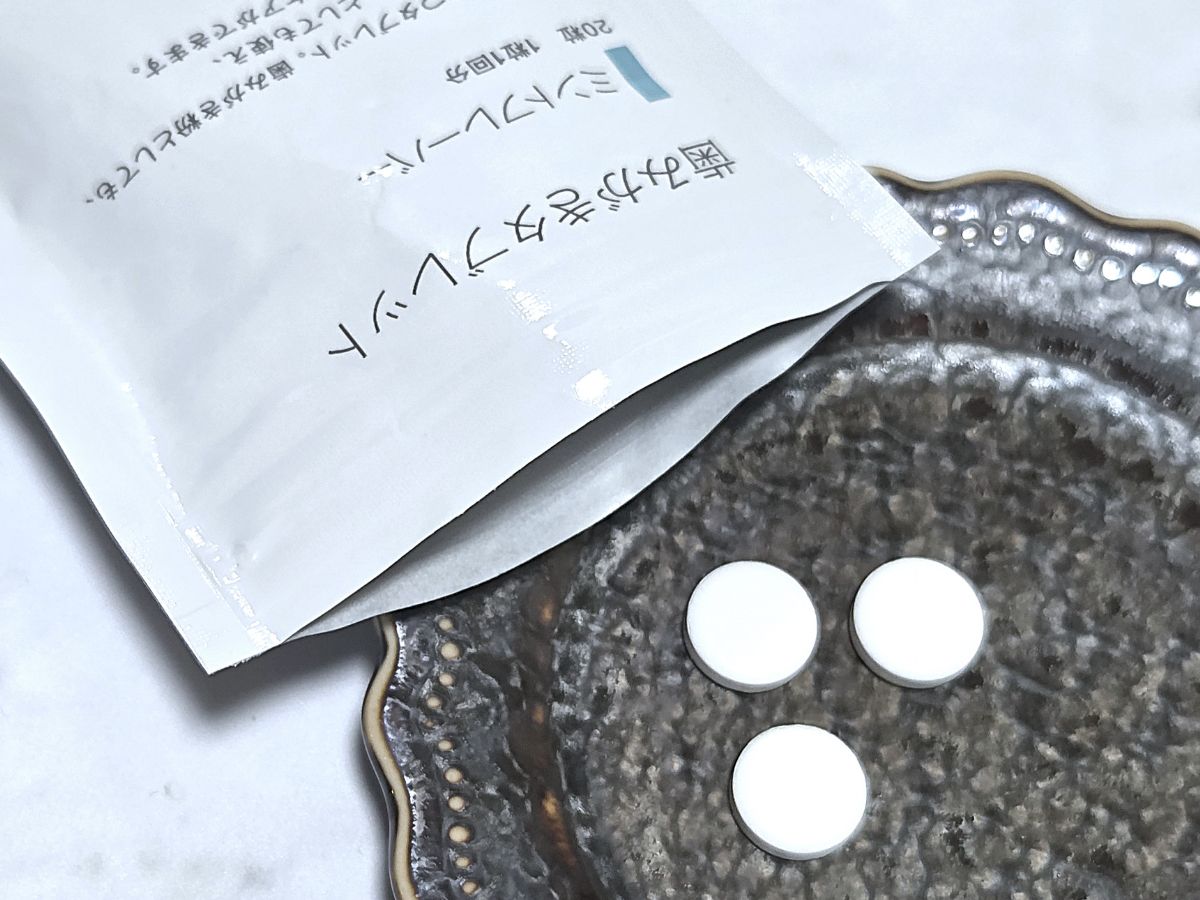 無印良品の歯みがきタブレットの商品画像