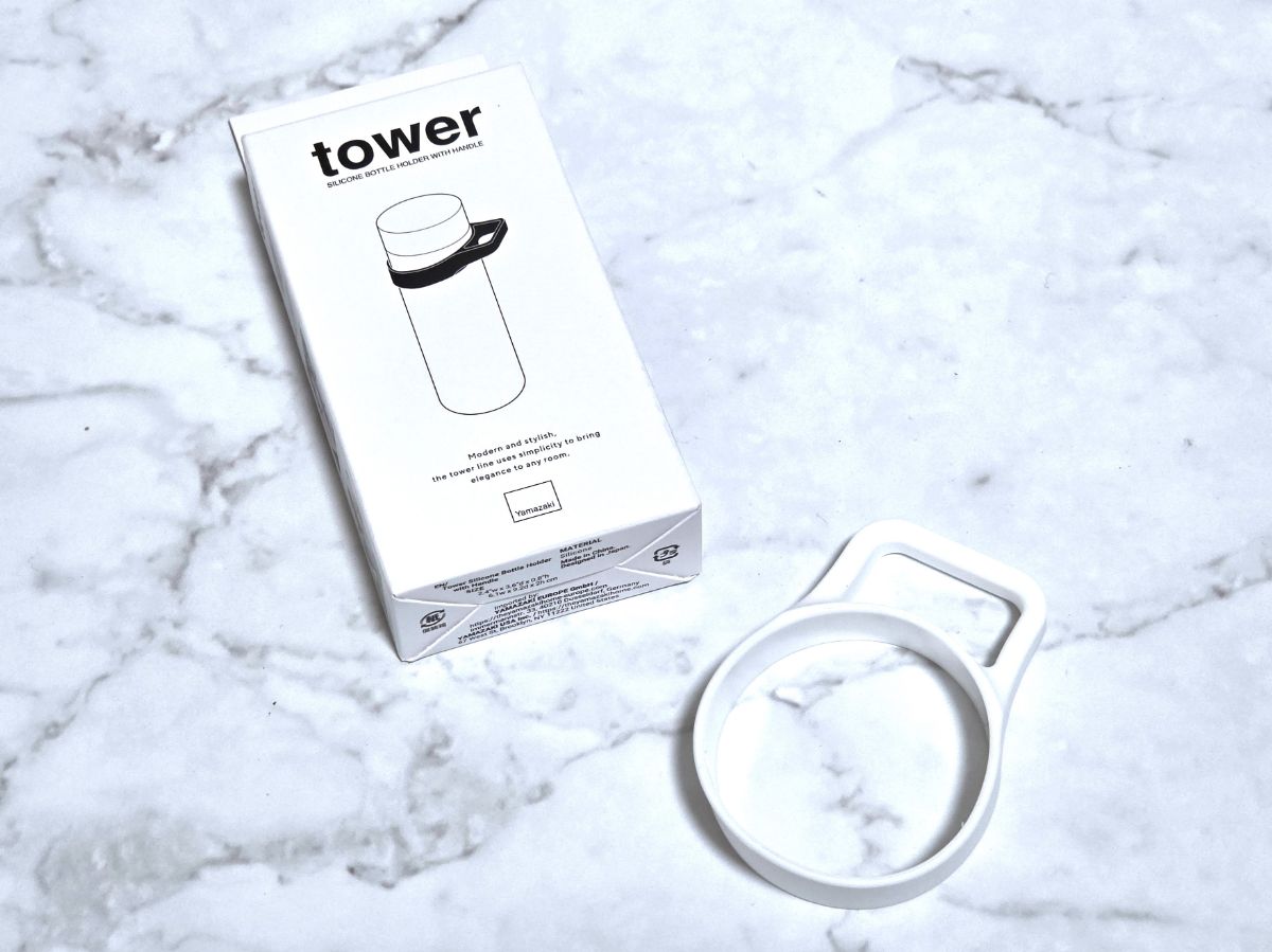 山崎実業towerシリコーン水筒ホルダー ハンドルタイプの商品画像