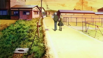 AIR画像、聖地巡礼の和歌山県美浜町浜の瀬帰り道
