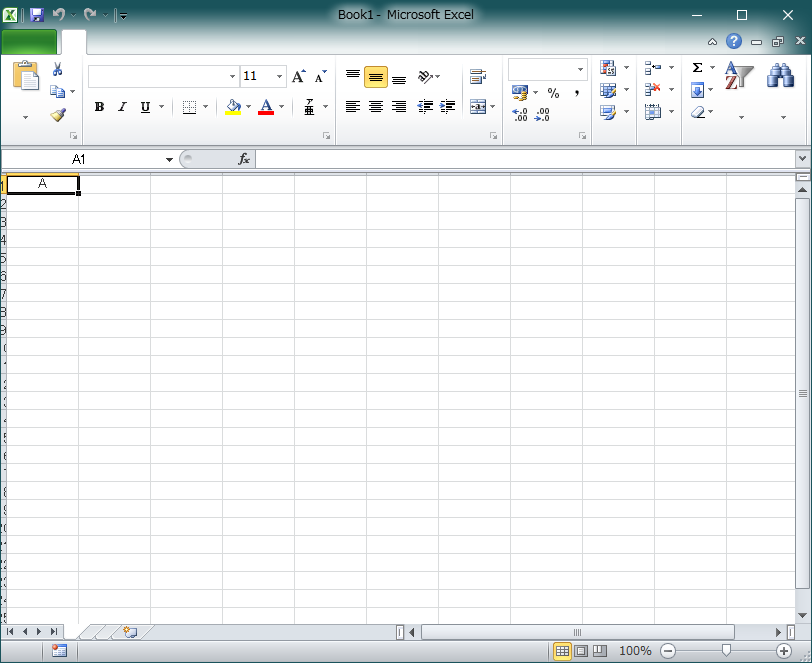 Excel などでも正しく表示されない