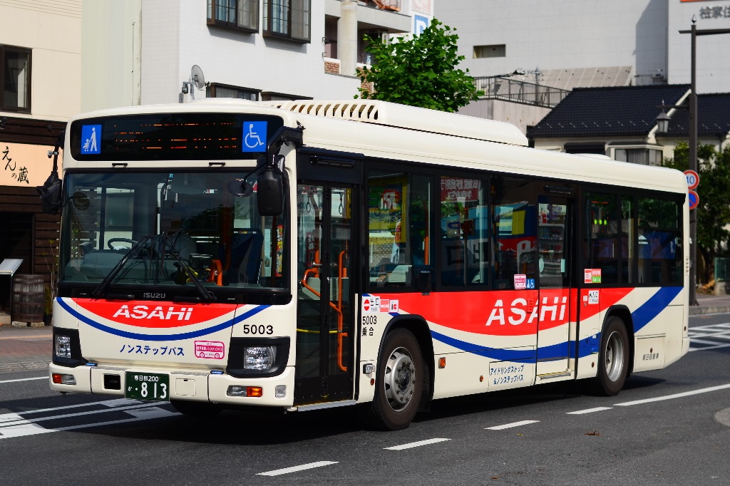 朝日自動車 5003 前略 バスについて