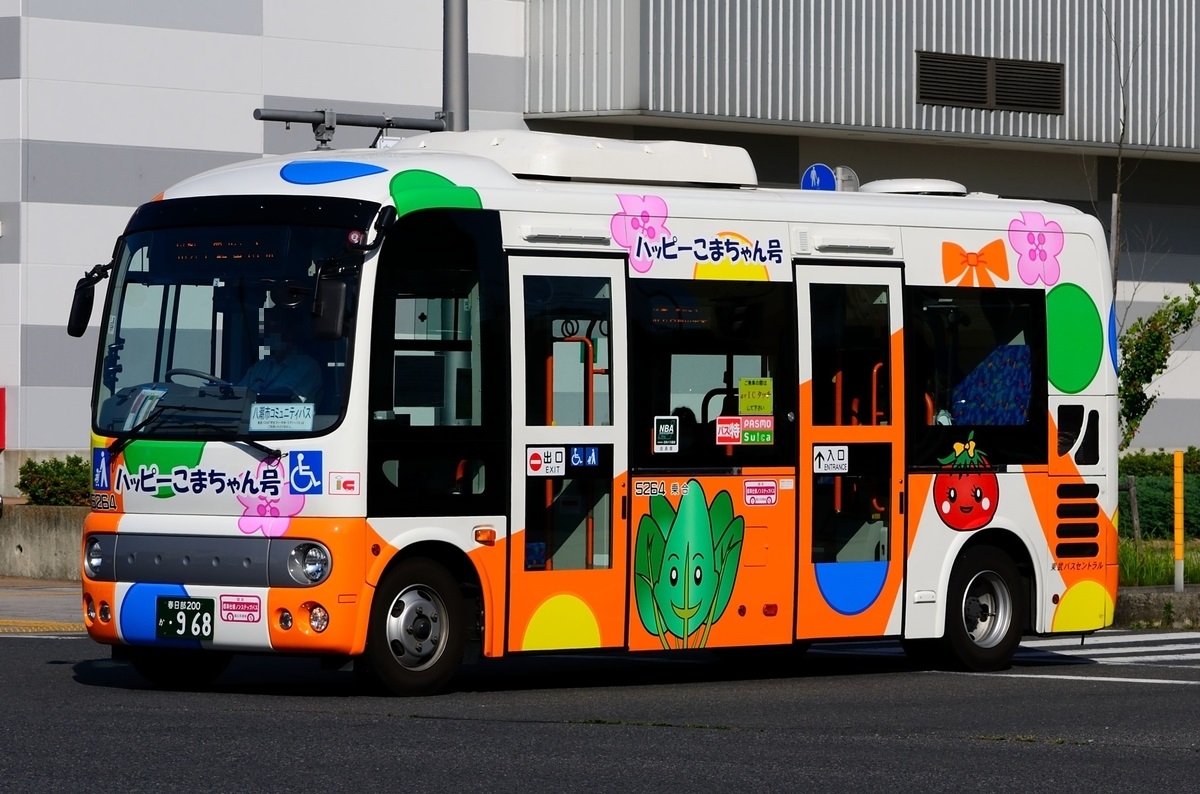 ぴちょんくん バス 東武バスセントラル 5264 - 前略～バスについて…