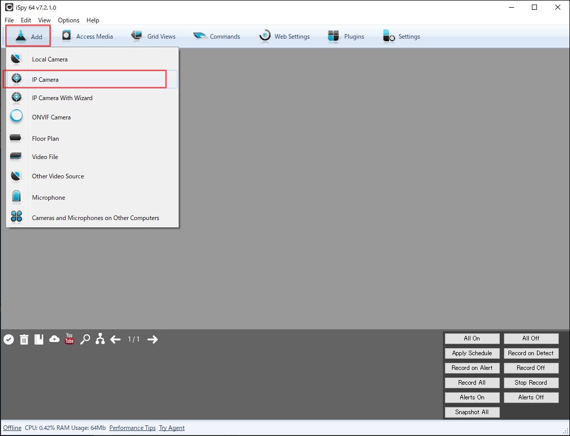 フリーソフト Ispy で監視カメラを統合する Jh1lhvの雑記帳