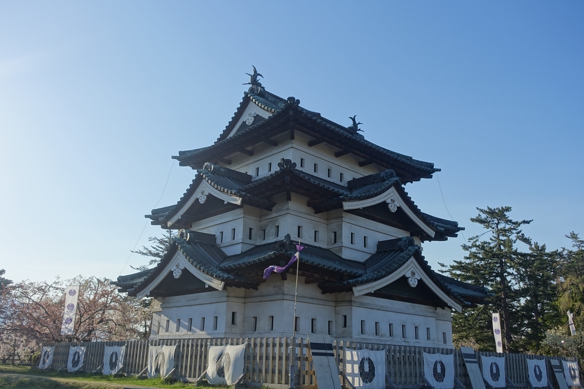 弘前公園にある城