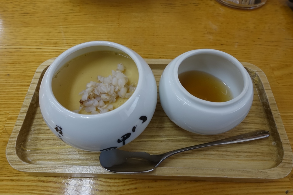 酸ヶ湯温泉の鬼面庵にある蕎麦プリン
