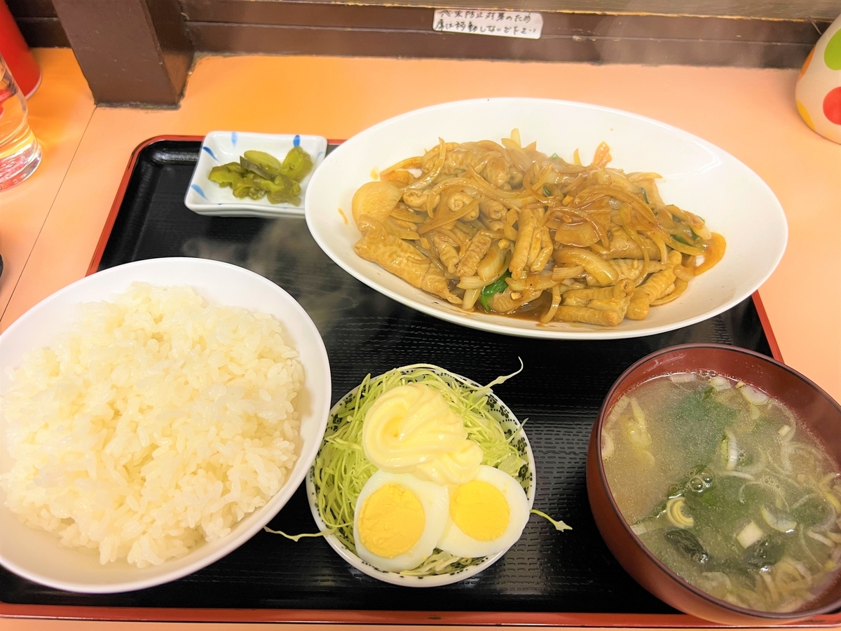 グルメ探訪記 どさん子 いわき鹿島店 もつ炒め定食 Jollyの100の挑戦 Live A Life You Will Remember