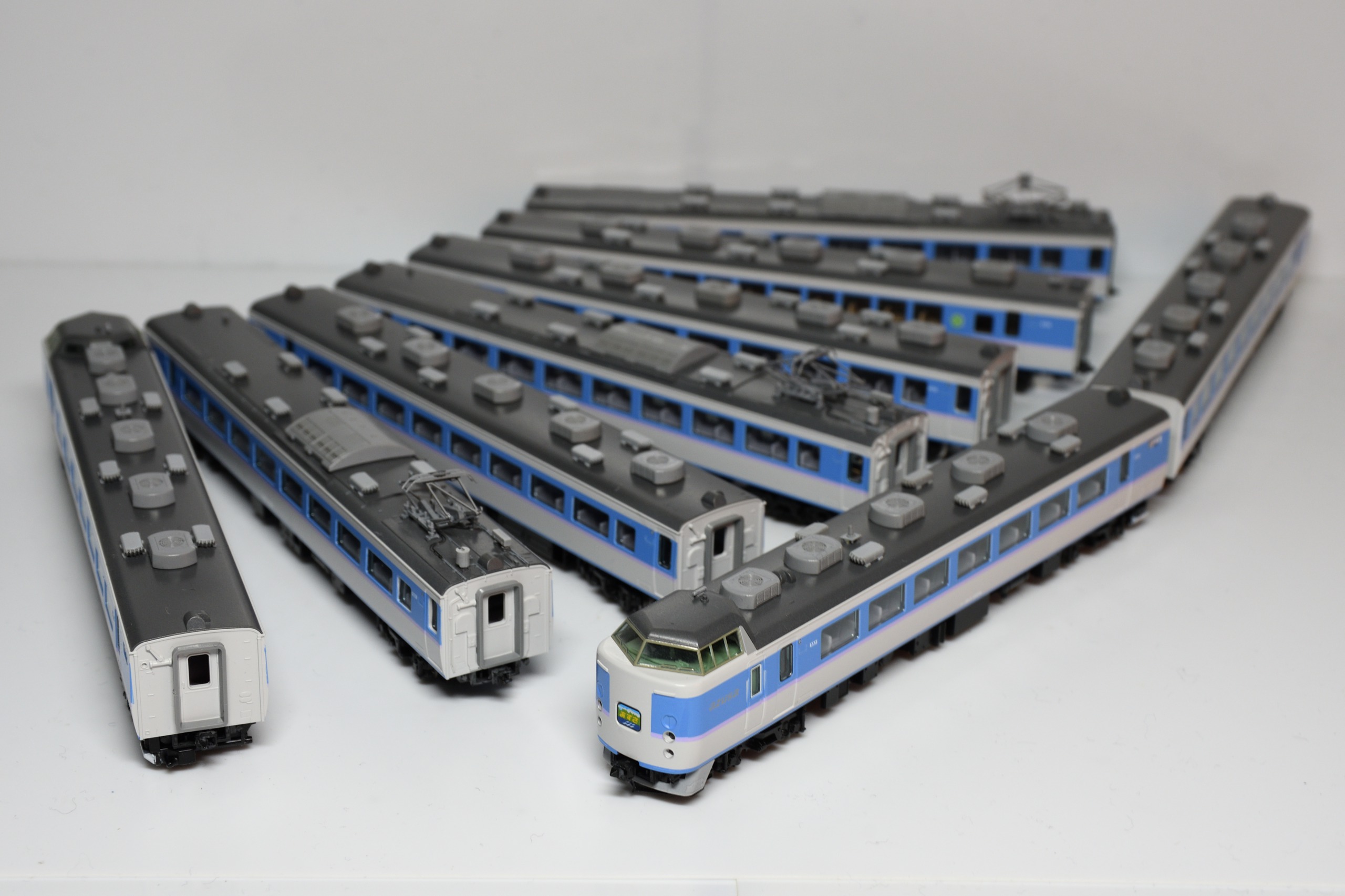 TOMIX JR 183系特急電車 グレードアップあずさ9両セット JR 183-1000系特急電車(グレードアップあずさ)基本セット｜製品