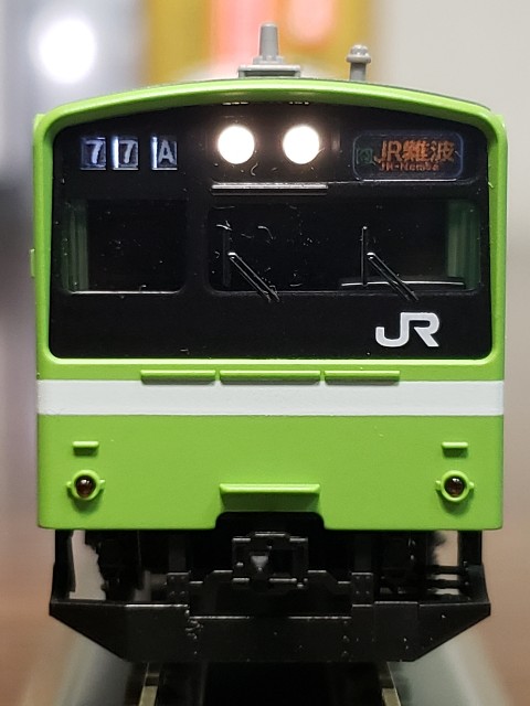 模型】Tomix 98813 201系(JR西日本30N更新車・ウグイス) 入線と 模型】Tomix 98813 201系(JR西日本30N更新車・ウグイス) 入線と
