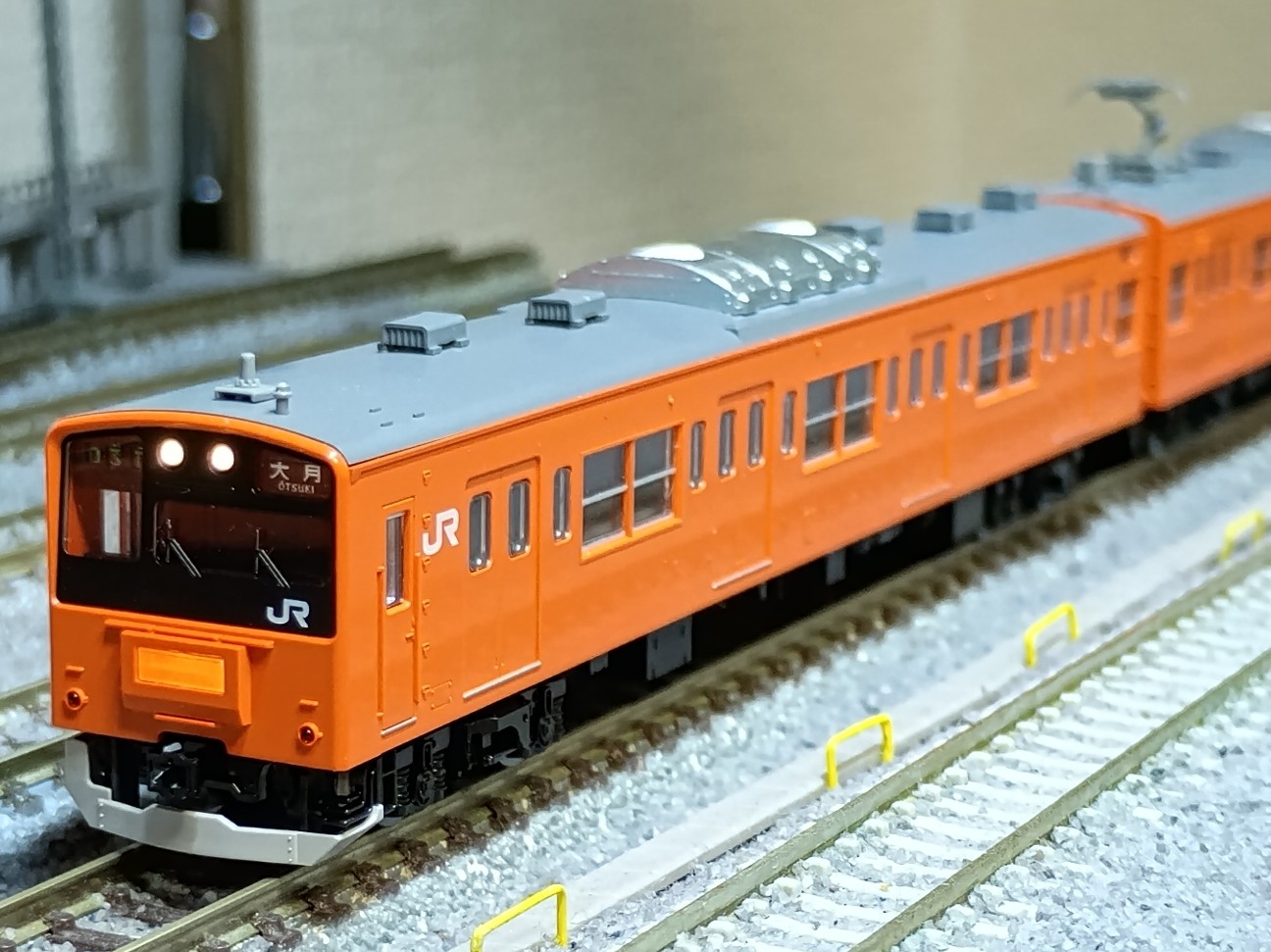 模型】Tomix 98862 JR 201系通勤電車(中央線・貫通編成) 入線
