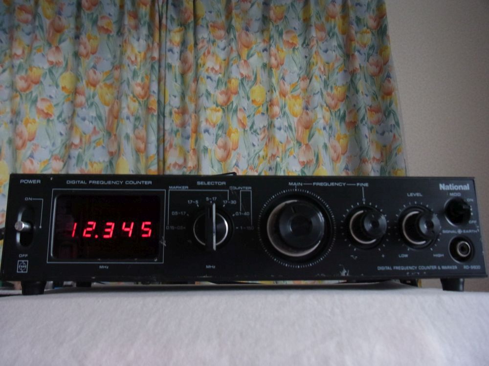 ナショナルRD-9600入手：BCL用マーカー＆周波数カウンター