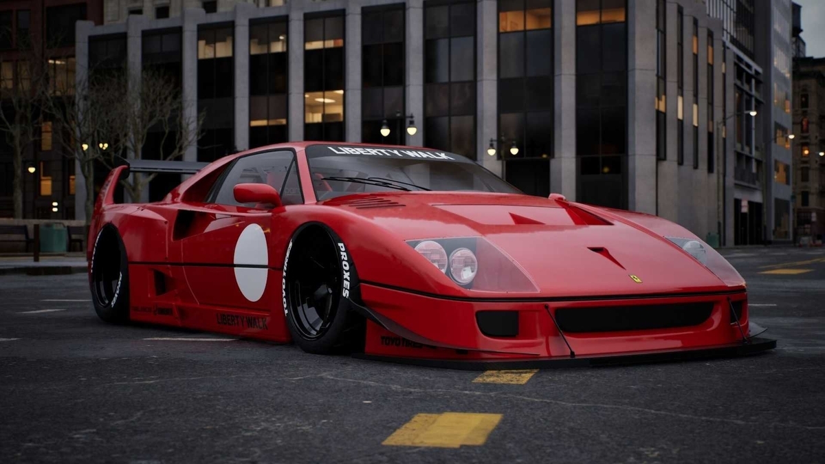 LB製F40カスタムカーが完成 - Mmarmaladesky's diary