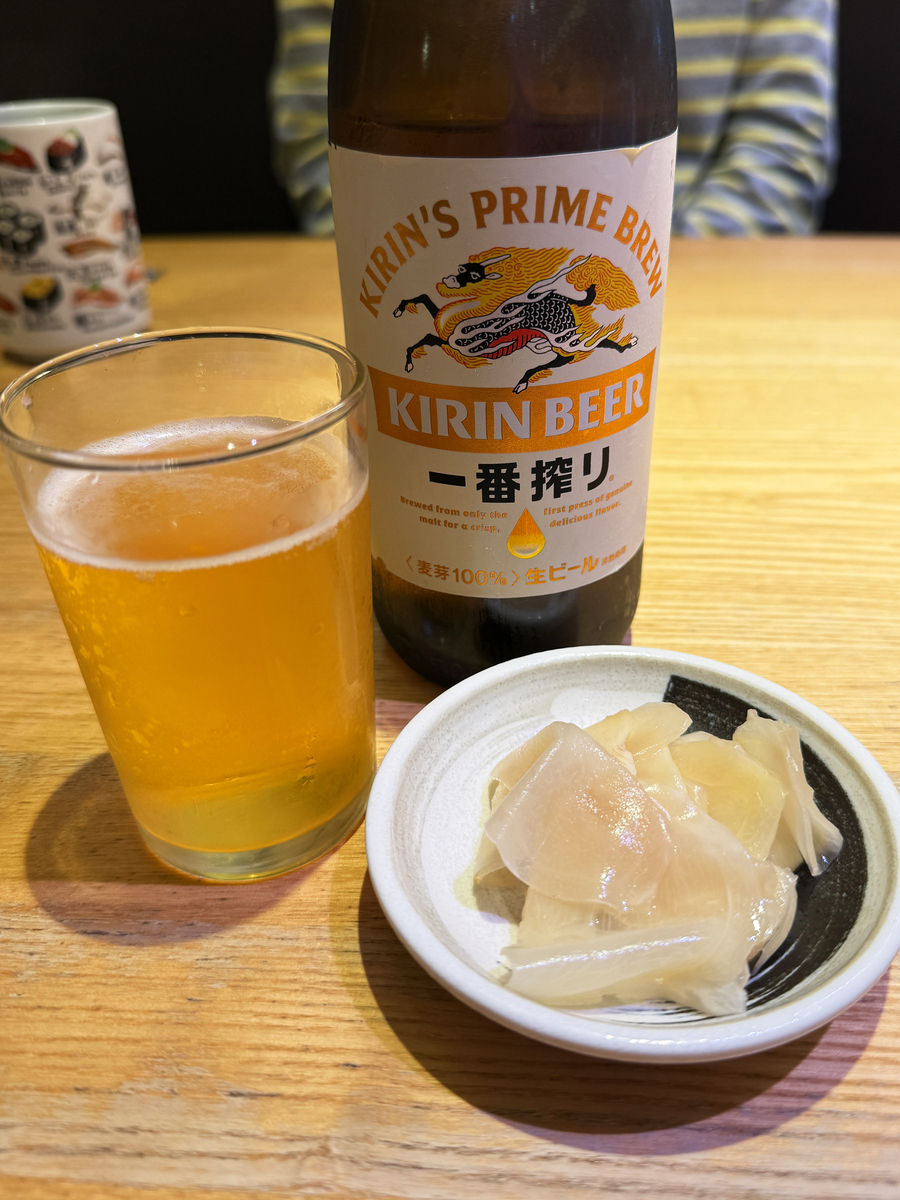 福山「すし丸」で愉しむ至福の昼飲み 瓶ビールと瀬戸内の旬を味わう