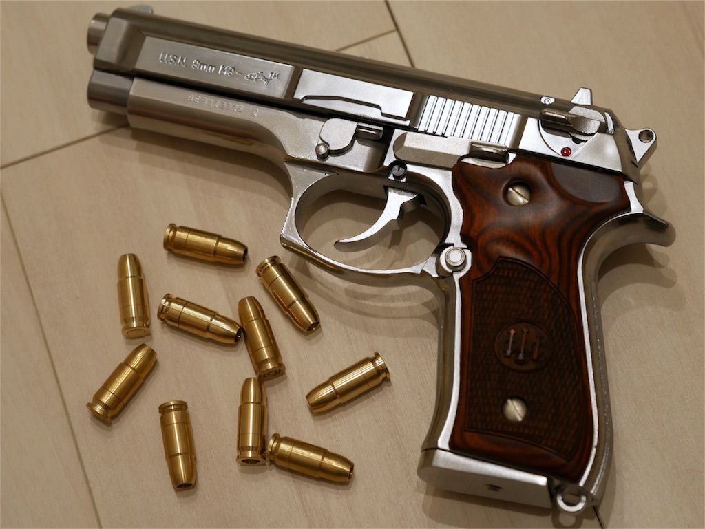 マルシン 初期 ベレッタ 刻印 ドルフィン モデルガン 未発火 モデル