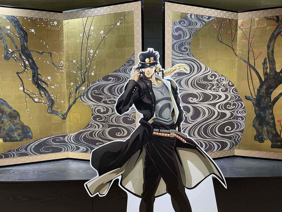 箔一の承太郎パネル
