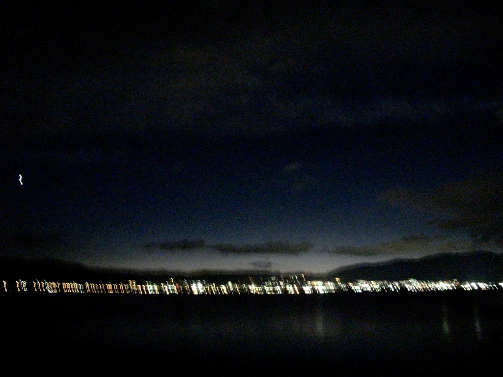 上諏訪の夜景