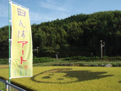 のぼり（田んぼアート）