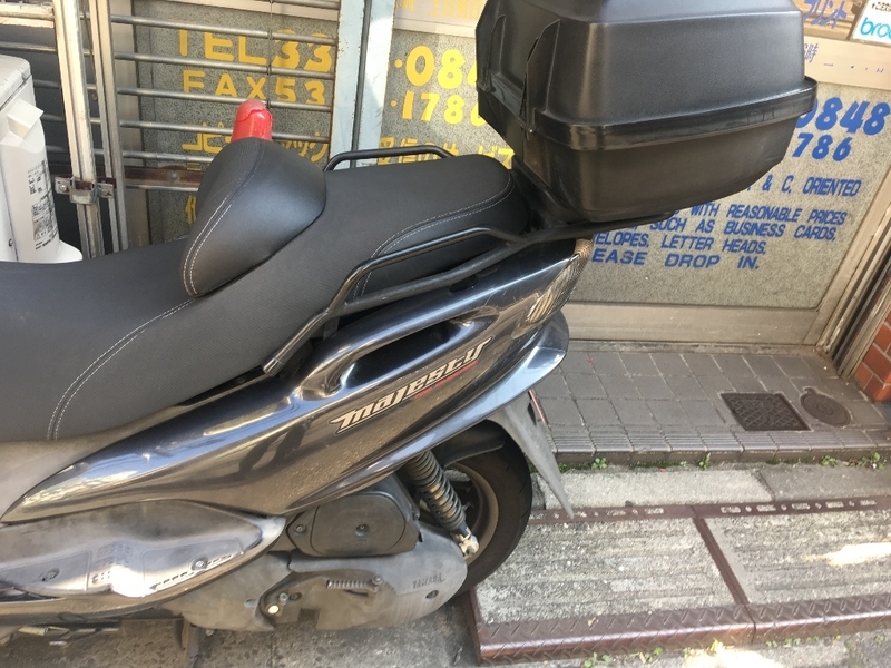 マジェスティ125にキジマ K-22(K-MAX)その③ 補強を仮設 - ビルの ... マジェスティ125用リアキャリア
