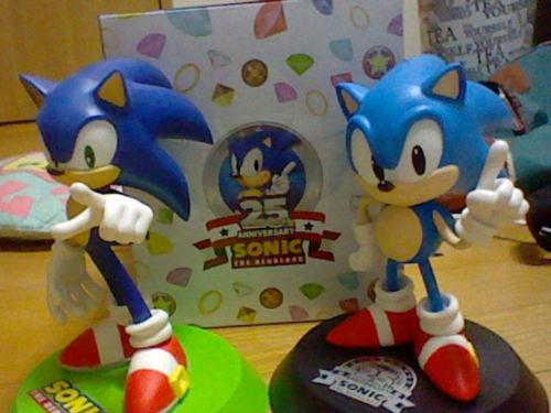 ソニック　プレミアム　25周年 アニバーサリー フィギュア SEGA | ソニックチャンネル | プライズ用景品『ソニック・ザ