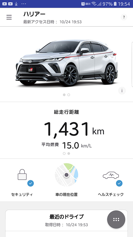 新型ハリアー Part11 パーツ特価日とガソリンで実燃費15km Lは厳しい カチュア はてなblog