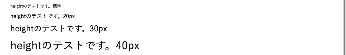 作成したp要素4つ