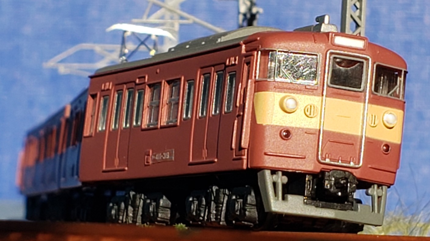 Bトレで再現 160M「赤電415系」 - よっぴーの鉄分豊富日記 はてな線