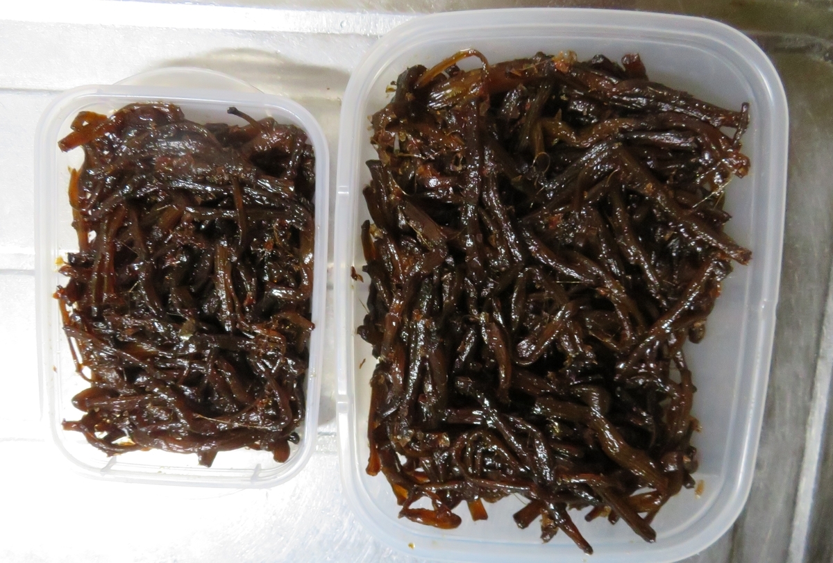 フキの佃煮 それがどうした ブログ