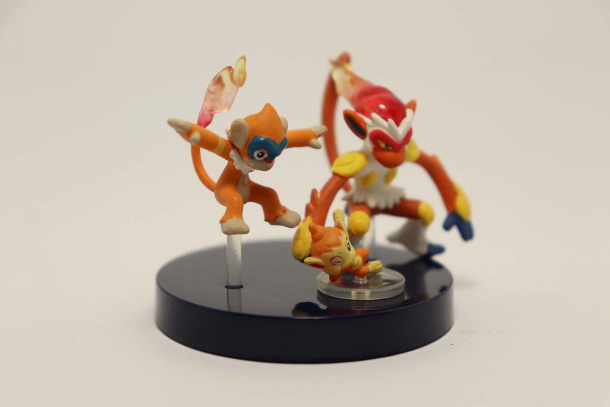 レビュー】立体ポケモン図鑑 DP 03 「CAPSULE 1 ヒコザル