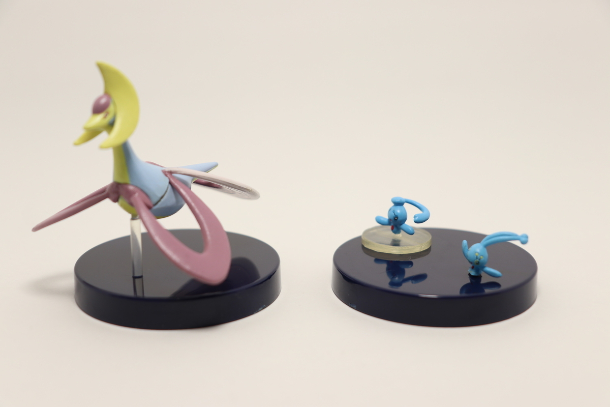 立体ポケモン図鑑 ヒードラン クレセリア レジギガス マナフィ フィオネ レビュー】立体ポケモン図鑑 DP 06 「CAPSULE 2 クレセリア