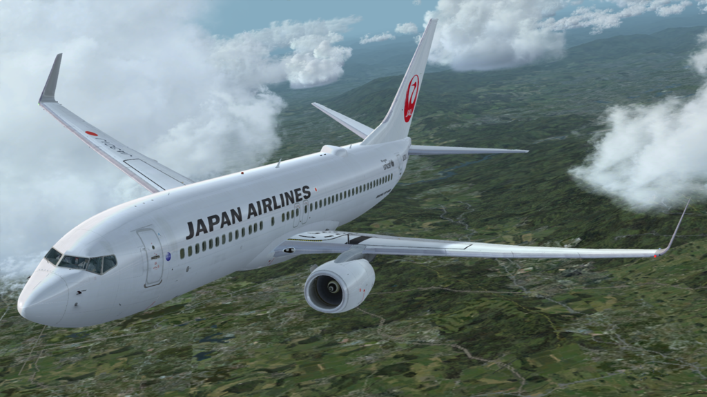 FSX】【P3D】PMDG737NGX用 日本航空(国内線仕様)B737-800 JA301J 塗装