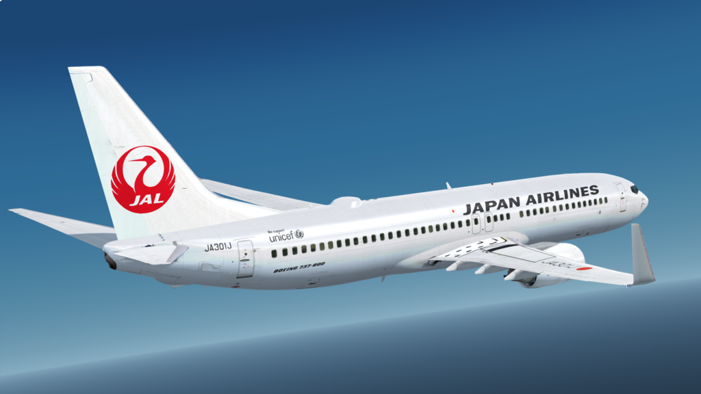 FSX】【P3D】PMDG737NGX用 日本航空(国内線仕様)B737-800 JA301J 塗装