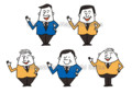 太いおじさんキャラクター_林けいか