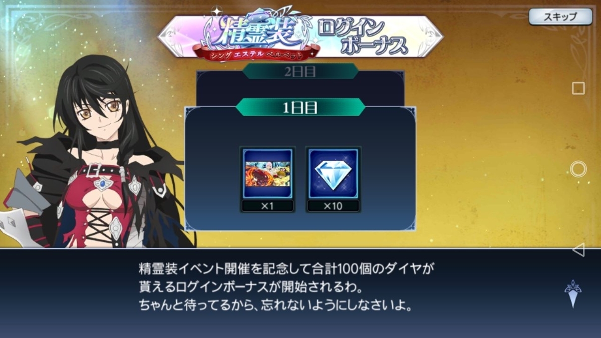 テイルズ オブ ザレイズ 精霊装ベルベット・エステル・シング - 慶舟の