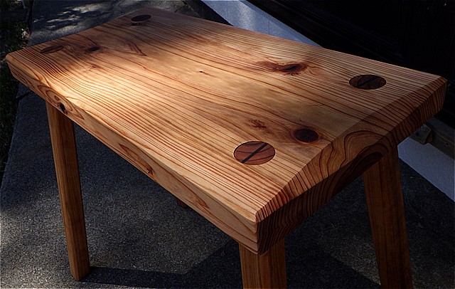 杉の木のスツールを作ってみた｜4本脚スツール - 田舎に暮らすぞ計画