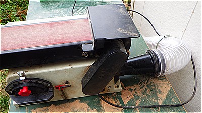 リョービのベルトディスクサンダとRICONのドラム集塵機のコラボ 