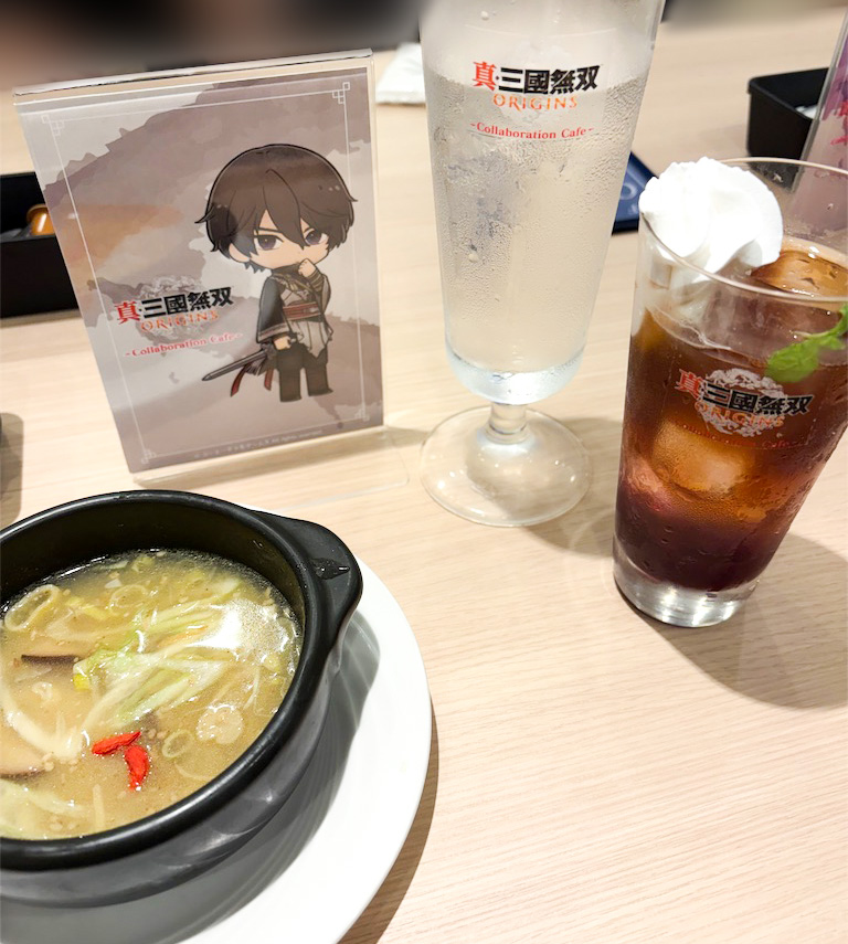無双カフェ感想】 『真・三國無双 ORIGINS』Collaboration Cafeに行っ