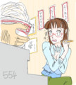 2011年だから2011枚のめがねっ娘の絵を描くよ