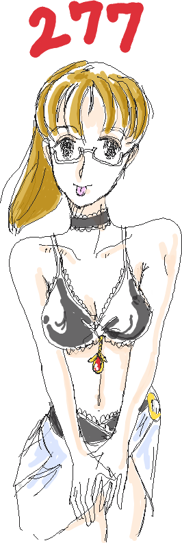 2012年だから2012枚のめがねっ娘の絵を描くよ