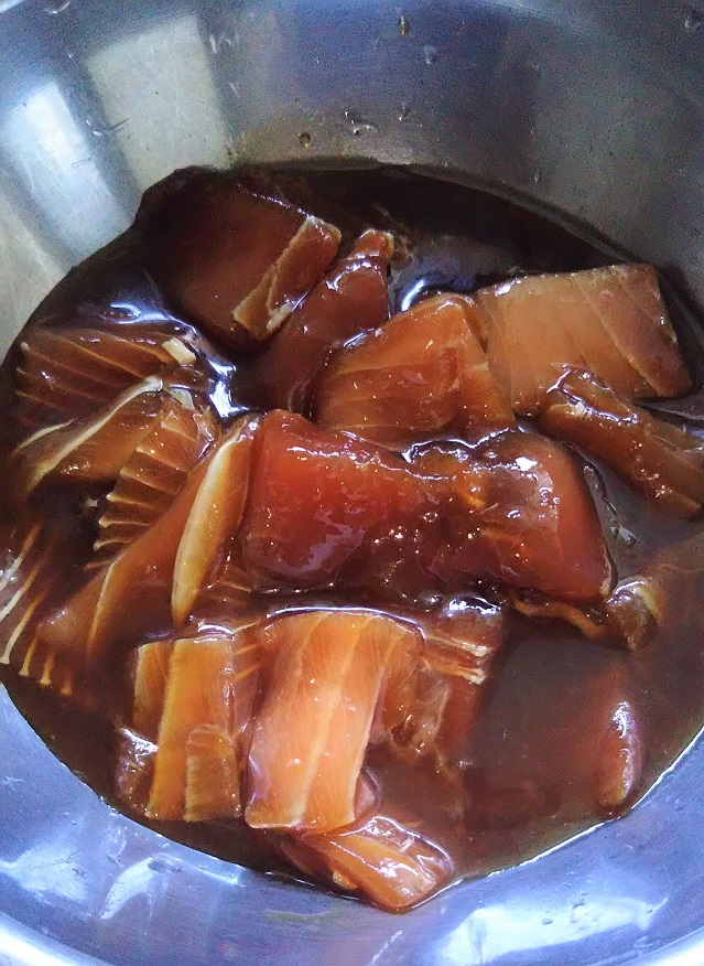 マグロのアラの生姜焼き Knbblogのブログ