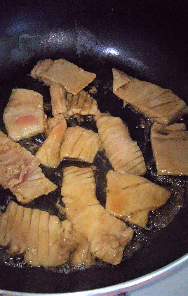 マグロのアラの生姜焼き Knbblogのブログ