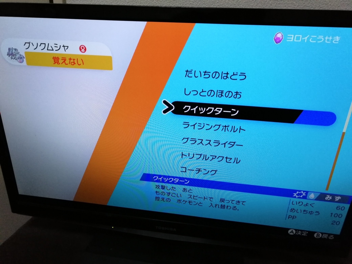 クイック ターン ポケモン